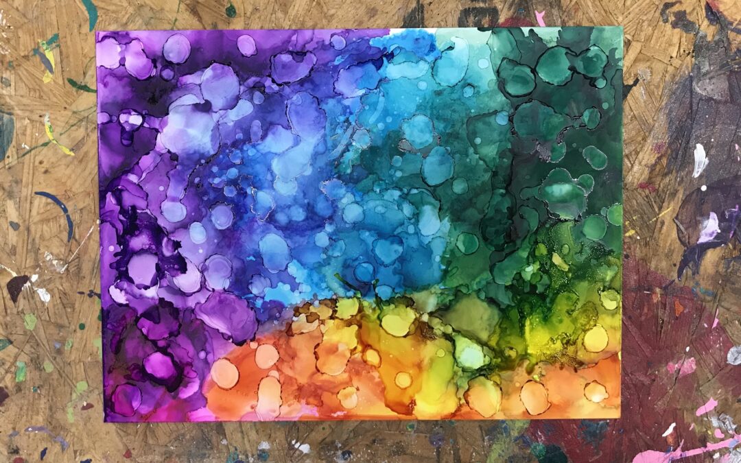 Alcohol Ink Painting